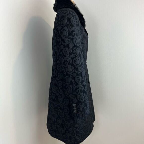 Vintage Novelti Women’s Size 8 Pennylane Jacquard Tapestry Coat Jacket Collar - Picture 4 of 15